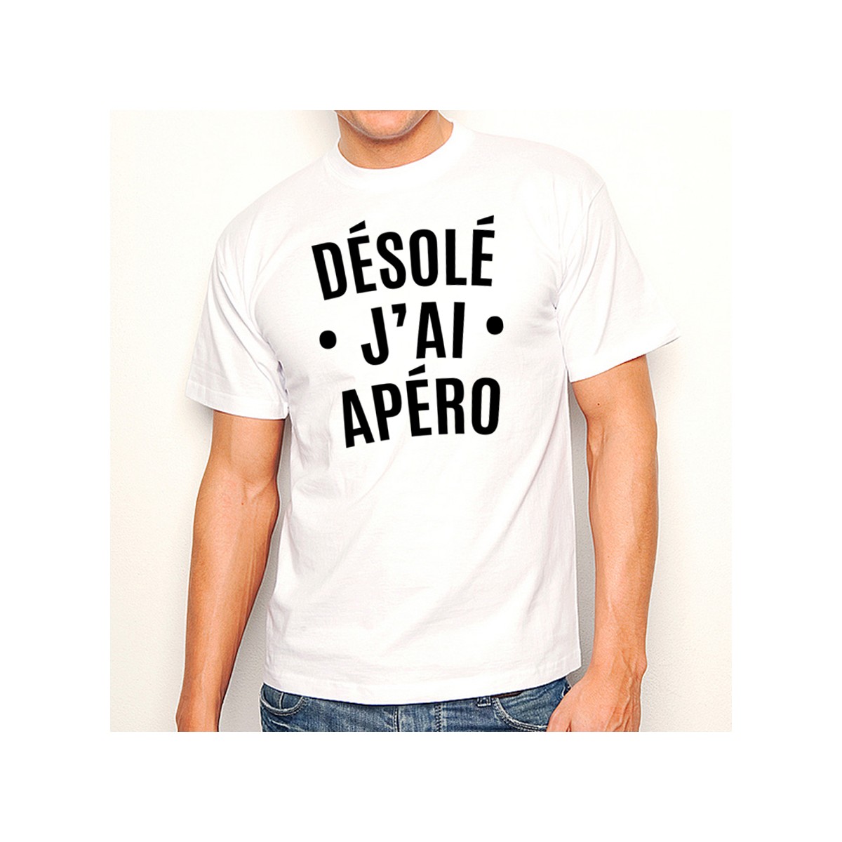 T-shirt Désolé j'ai apéro