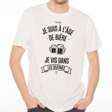 T-shirt Âge de bière