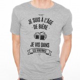 T-shirt Âge de bière