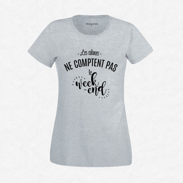 T-shirt Les calories ne comptent pas