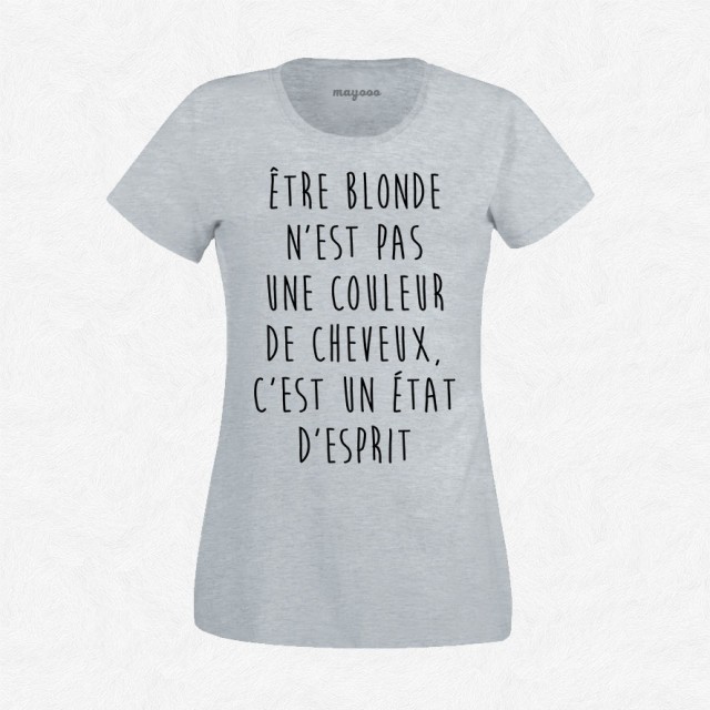 T-shirt Être Blonde