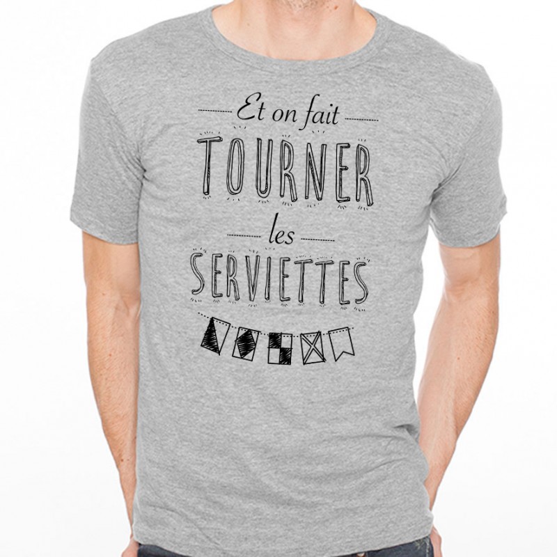 T-shirt Tourner les serviettes