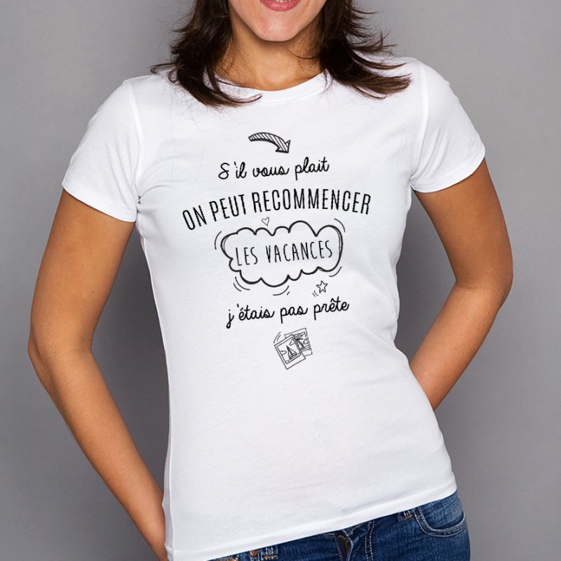 T-shirt On peut recommencer