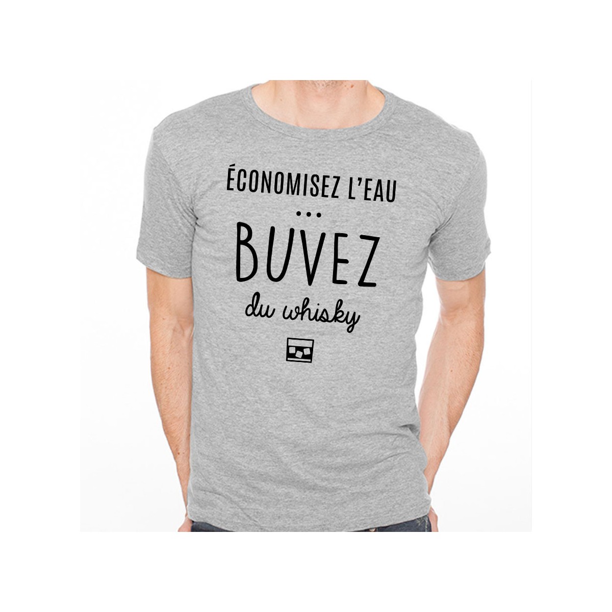 T-shirt Buvez du whisky